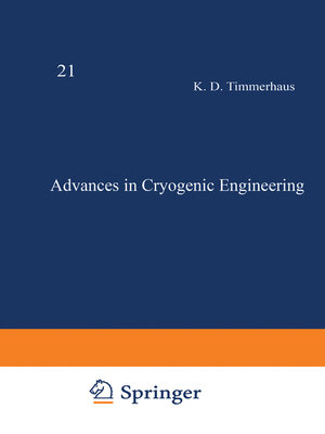 cover image of Advances in Cryogenic Engineering